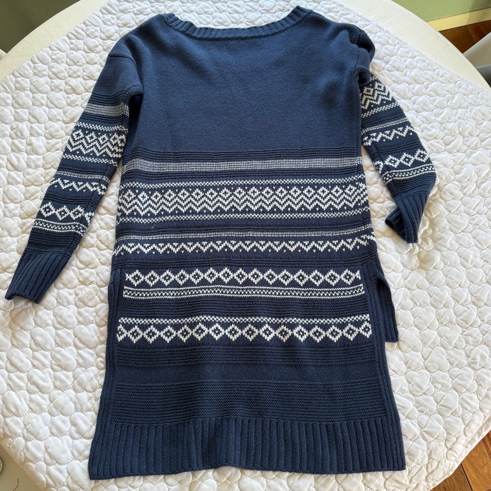 Splendid‎ Scoop Neck Long Back Wool-Blend Sweater Size Small - Picture 3 of 4